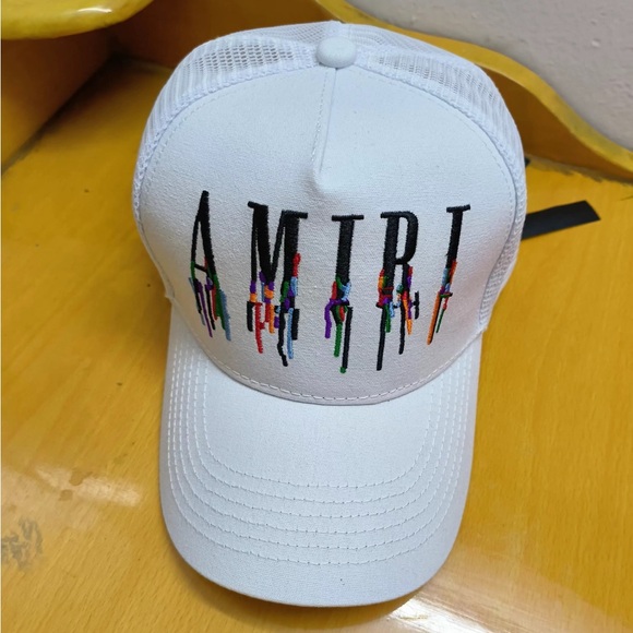 AMIRI Other - AMIRI White Hat with Multicolor Logo